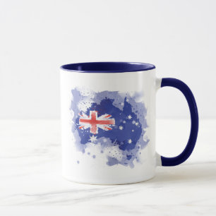 Mug Carte d'aquarelle de l'Australie
