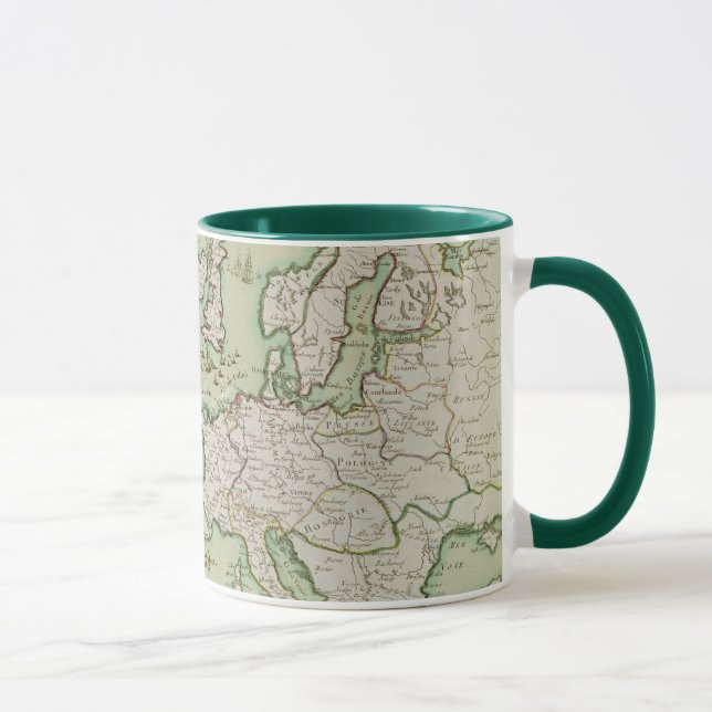 Mug Carte d'attaque navale sur l'Angleterre par (Droite)