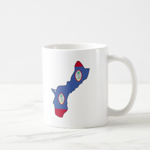 Mug Carte de drapeau de la Guam