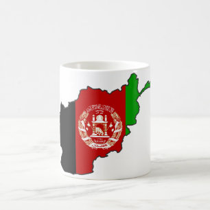 Mug Carte de drapeau de l'Afghanistan