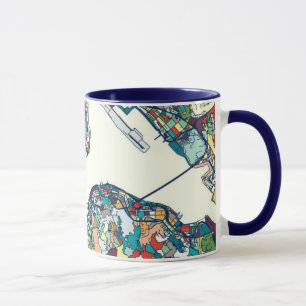 Mug Carte de Hong Kong, Chine