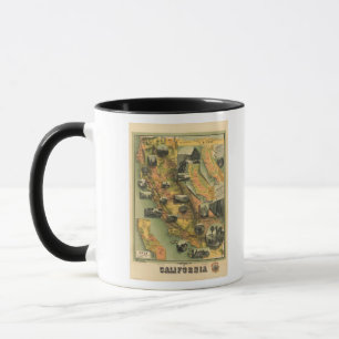 Mug Carte de la Californie