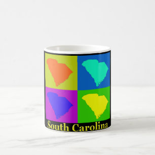 Mug Carte de la Caroline du Sud