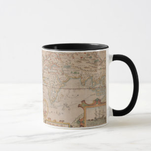 Mug Carte de la circumnavigation de Drake du globe
