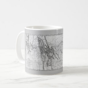 Mug Carte de la piste de Lewis et Clark[1814]