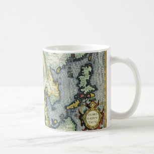 Mug Carte de l'Asie du Sud-Est antique par Mercator / 