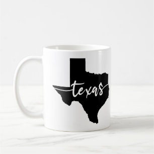 Mug Carte de l'état du Texas USA