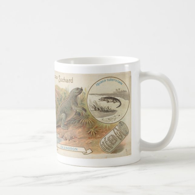 Mug carte de l'iguanodon 1895 de suchard (Droite)