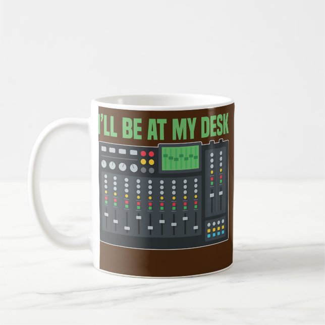 Mug Carte de mixage Sound Mixer Audio Engineer  (Gauche)