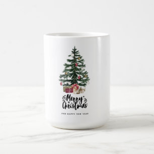 Mug Carte de Noël Arbre de Noël Joyeux Noël Vacances