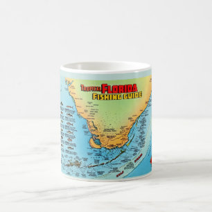 Mug Carte de Pêche de Floride