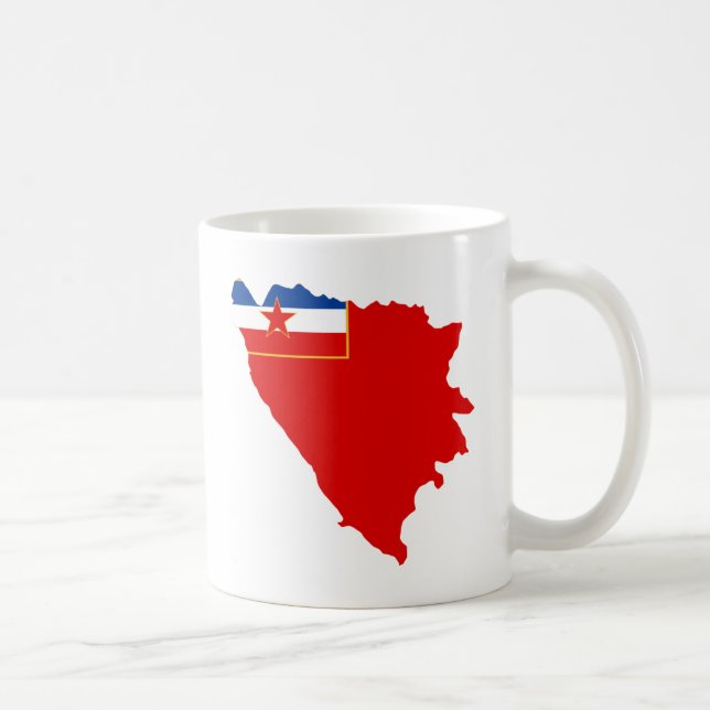 Mug Carte de SR Bosnie-Herzégovine 1945 (Droite)