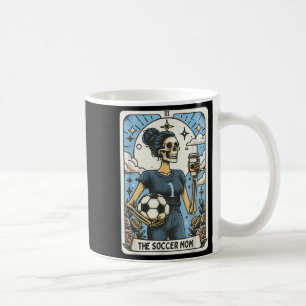 Mug Carte de tarot de maman de football vintage Hallow