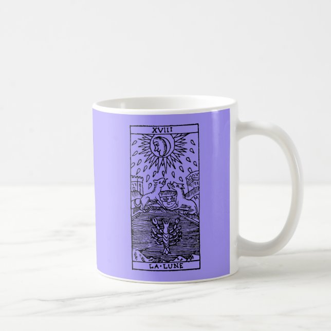 Mug Carte de tarot : La lune (Droite)