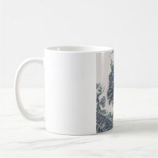 Mug Carte de Vancouver City Canada