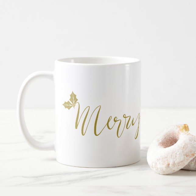 Mug Carte de voeux Design for Secret Santa Gift (Avec donut)