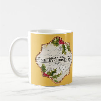 Mug carte de voeux vintage