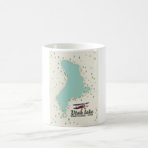 Mug Carte de voyage du lac Utah, Utah