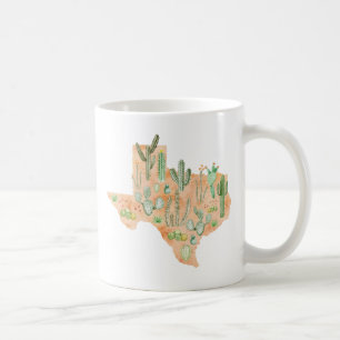 Mug Carte des cactus cactus cactus d'aquarelle Succule