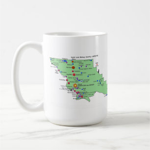 Mug Carte des noms de lieux SLO avec des traductions e