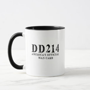 Mug Carte d'identité officielle de l'Amérique DD 214
