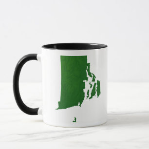 Mug Carte d'Île de Rhode 2