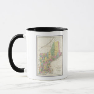 Mug Carte du Maine, New Hampshire, Vermont