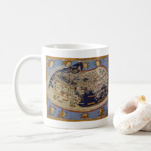 Mug Carte du monde antique Ptolémée, Johannes d'Arnshe
