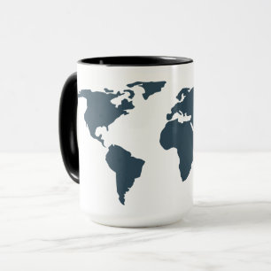 Mug Carte du monde Géographie Globe Adventure