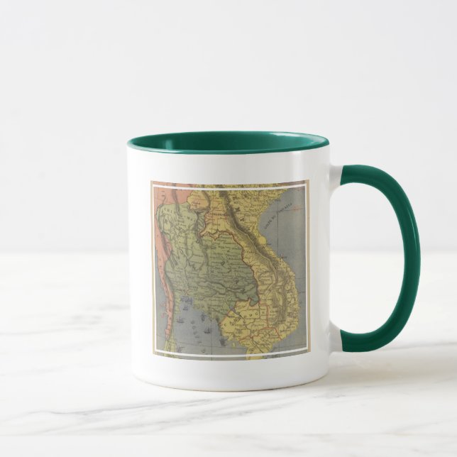 Mug Carte du royaume du Siam (Droite)