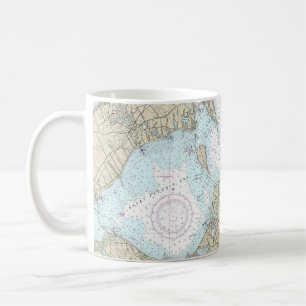 Mug Carte du son et des baies peconiques de l'île Shel