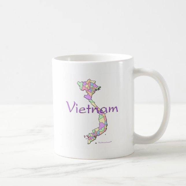 Mug Carte du Vietnam (Droite)