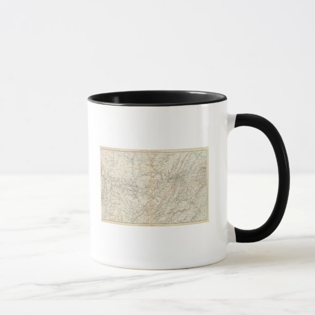 Mug Carte géographique XIV (Droite)