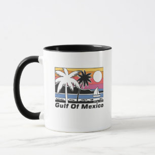 Mug Carte historique vintage du golfe du Mexique de 16
