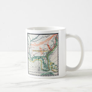 Mug Carte : L'Amérique du Nord, 1742