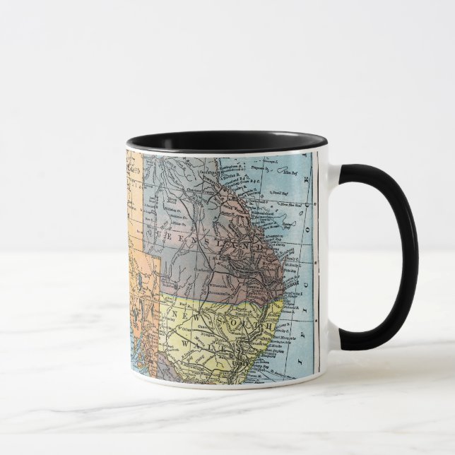 Mug CARTE : L'AUSTRALIE, c1890 (Droite)
