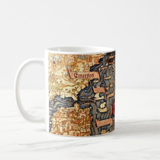 Mug Carte médiévale du Buff (Gauche)
