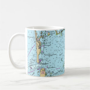 Mug Carte nautique de Charlotte Harbor Floride