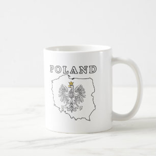 Mug Carte Pologne avec aigle