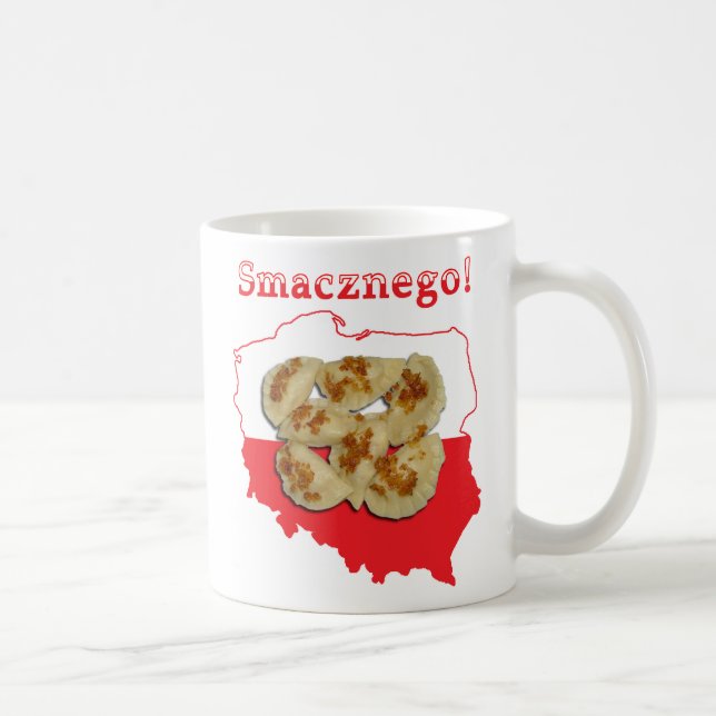 Mug Carte polonaise de Pierogi Smacznego (Droite)