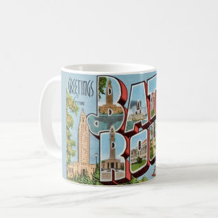 Mug Carte postale de Baton Rouge LA