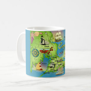 Mug carte postale de Cape Cod