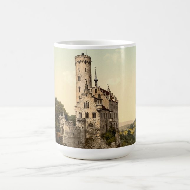 Mug Carte postale de château du Lichtenstein (Centre)