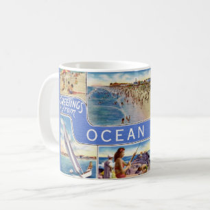 Mug Carte postale d'Ocean City NJ