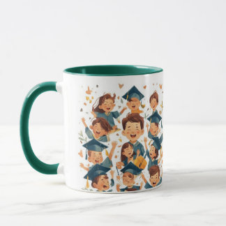 Mug Carte postale du jour de la remise des diplômes