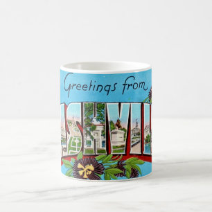 Mug Carte Postale Vintage de Nashville