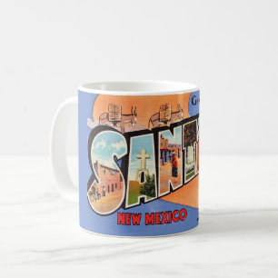 Mug Carte postale vintage de Santa Fe