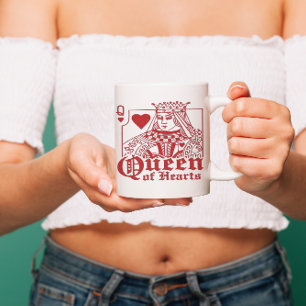 Mug Carte Queen of Hearts Play Design