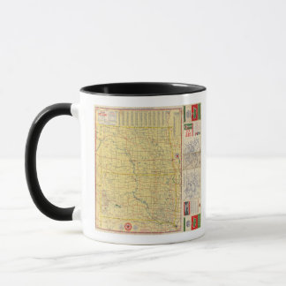 Mug Carte routière Dakota N & S