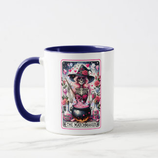 Mug Carte Tarot Drôle de Matchmaker Skeleton